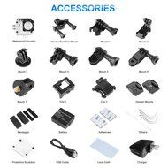 Floureon Y8-P Waterproof Wireless Mini WiFi Action Sports Camera 2.0 Inch LCD Display H264 1080P HD 12Mp TV PC... N6