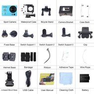 Andoer&reg; Camera 2" Ultra-HD LCD 4K 25FPS Full HD 1080P 60FPS Action Video camera Wifi Cam 16MP 170&deg; Wide-Angle... N17