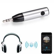 MENCOM Black Audio Aux 3.5mm Bullet Bluetooth V4.1 Wireless Receiver Adapter for Sony Headphones&amp;Car Kits