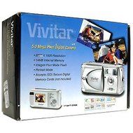 Vivitar ViviCam V3915 5.0MP 2x Zoom Digital Camera N3