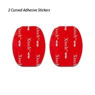 Xtech VHM Stickers and Surface Mounts Kit Includes 2 Flat Adhesive Stickers + 2 Curved adhesive Stickers + 2 Curved... N2