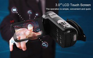 Ordro HDV-Z8 Plus Full HD 1080P Video Camera DV DVR Handheld Max 24.0MP CMOS Sensor 16x Digital Zoom Remote Control... N7