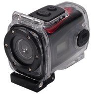1.3MP Image Sensor 1080P HD 0.39" LCD 90-Degree Wide Angle Lens Sports Action Video Camcorder - Black + Red N7