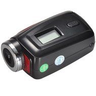 1.3MP Image Sensor 1080P HD 0.39" LCD 90-Degree Wide Angle Lens Sports Action Video Camcorder - Black + Red N8
