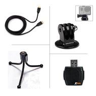 Xtech&reg; Essential 15 piece Accessory Kit for GoPro HERO4 Hero 4 Digital Camera Includes an 8GB High Speed Memory... N4