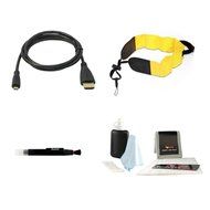 Panasonic A1 Ultra-Light Wearable HD Action Cam - HX-A1MK (Black) with 32GB Accessory Bundle N2