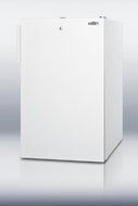 Summit CM411LBI 20" Medically Approved Compact Refrigerator with 4.1 cu. ft. Capacity Ice Cube Manual Defrost... N4