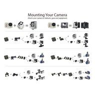 ANART&reg; SPC-01-M W8 12MP Wifi 1080P Waterproof Helmet Sports Camera with Medium Shockproof Storge Bag Black N4