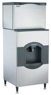 Scotsman C0630MW_HD30B-1H 722 lb 30" Water-Cooled Medium Cube Ice Machine w/ HD30B-1H Hotel Dispenser