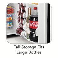 Tramontina 80901/504ds 3.3 Cu.ft. Compact Energy Efficient Refrigerator Freezer,having Storage Cabinet with Glass... N2