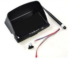 Gowe 7 inch LCD HD FPV Monitor Built-in Lipo Battery and 5.8G Wireless AV Receiver with sun shade Hood For 7inch...