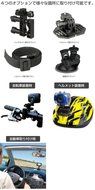 YAMAZEN Kyuriomu action movie camera Ocean Blue AMC-12SA (OB) N2