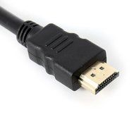 GBSELL HDMI 1 to 2 Split Double Signal Adapter Convert Cable for Video TV HDTV Black N3