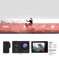 4K WIFI Sport Action Camera,PINGKO 2.0 Inch LCD Screen 12MP 1080P HD 170 Degree Wide Angle Lens Sony Sensor Gyro... N13