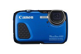 Canon PowerShot D30 Waterproof Digital Camera, Blue