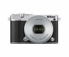 Nikon Digital SLR camera standard power zoom lens kit Silver Nikon 1 J5 - International Version N3