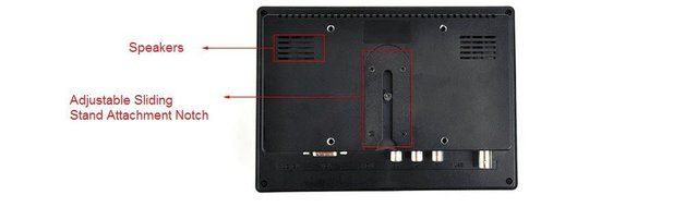 BacchaBox&reg; 10.1 Inch LCD HD Monitor with High Definition Multimedia Input / VGA / BNC / Composite... N5