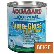 Aquagard Aqua Gloss Waterbased Enamel - 1Qt - Beige consumer electronics