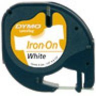 DYMO 18771 1/2X6.5IN WHITE FABRIC TAPE IRON ON LABEL REFILL CARTRIDGE / 18771 /