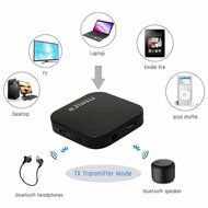 eJiasu 2 in 1 Mini Rechargeable Wireless Bluetooth Transmitter and Receiver A2DP 3.5mm Audio Music Adapter for... N5