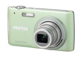 Pentax Optio E80 10MP Digital Camera with 3x Wide Angle Optical Zoom and 2.7-inch LCD (Silver) N6