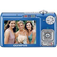 Olympus Stylus FE-280 8MP Digital Camera with Dual Image Stabilized 3x Optical Zoom (Blue) N2