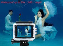 SANNYSIS Waterproof Case 1080P 4K WIFI Mini Action Cam HD DV Sports Recorder Camera Black N7