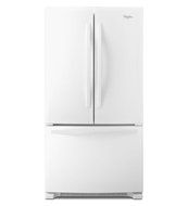 Whirlpool WRF532SMBW 21.7 Cu. Ft. White French Door Refrigerator - Energy Star
