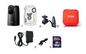Brinno TLC200PRO HDR Time Lapse Video Camera + Brinno Weather Resistant Housing ATH120 + Brinno Wall Mount AWM100... N7