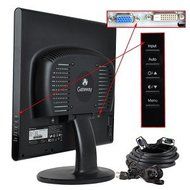 17&quot; Gateway FPD1775 DVI 720p LCD Monitor (Black) N2
