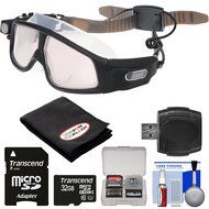 Coleman VisionHD G7HD-SWIM 1080p HD Action Video Camera Camcorder Waterproof POV Swimming Goggles with 32GB Card...