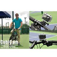 Waterproof 1080p HD Sports Camera &quot;Cubicam&quot; - 5MP, Body Strap + Multi Mount N8