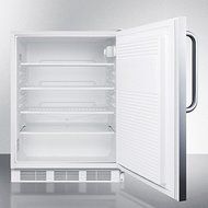 Summit FF7LSSTBADA: ADA compliant commercial all-refrigerator for freestanding use, with white cabinet, stainless... N3