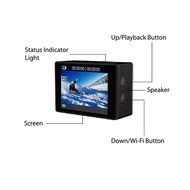 AKEDRE&reg; Sports Action Camera 2.0 " Black Mini Full HD 1080p 12mp Wifi 140&deg; Wide Angle Waterproof Shockproof Helmet... N17