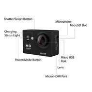 AKEDRE&reg; Sports Action Camera 2.0 " Black Mini Full HD 1080p 12mp Wifi 140&deg; Wide Angle Waterproof Shockproof Helmet... N18