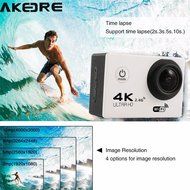 AKEDRE&reg; Sports Action Camera 2.0 " Black Mini Full HD 1080p 12mp Wifi 140&deg; Wide Angle Waterproof Shockproof Helmet... N21