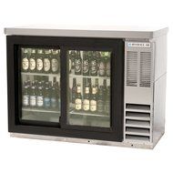 Beverage Air BB48GSY-1-S-27 48-in Backbar Storage Cabinet w/ 2-Sliding Door, (2)1/2-Keg, 2-in Stainless Top, Each
