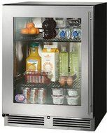 Perlick HC24RB33L C-Series Built-in Refrigerator with 5.2 cu. ft. Capacity 2 Full Extension Pull-Out Shelves Digital...