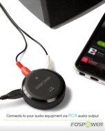 Bluetooth Receiver, FosPower NFC-Enabled Bluetooth 4.0 Wireless Audio Receiver with aptX for Home Audio Music... N8