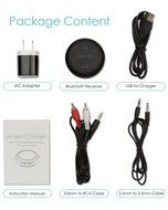 Bluetooth Receiver, FosPower NFC-Enabled Bluetooth 4.0 Wireless Audio Receiver with aptX for Home Audio Music... N9