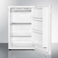Summit FS603L 22" Compact Upright Freezer with 5 cu. ft. Capacity Adjustable Thermostat Lock Wire Shelves and... N2