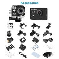 Floureon Y8-P Waterproof Wireless Mini WiFi Action Sports Camera 2.0 Inch LCD Display H264 1080P HD 12Mp TV PC... N11