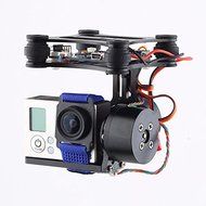 RioRand&reg; DJI Phantom Brushless Camera Gimbal w/Motors &amp;Controller for Aerial movie(BLACK) N5