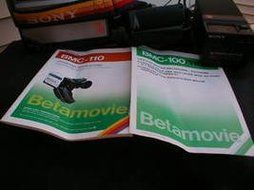 1983 Sony Betamovie - First Consumer Camcorder-BMC-110 Sony Betamax N3