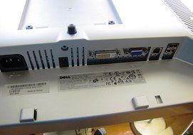 LCD MONITOR DELL,2009WT, VGA &amp; DVI, 20 LCD, BLACK, REGULAR STAND N5