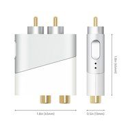 Bluetooth Transmitter Car kit Music Audio Adapter Dongle DO-inc SLASH-T Silver High Performance External ADC Mixer... N3
