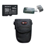 Panasonic A1 Ultra-Light Wearable HD Action Cam - HX-A1MK (Black) with 32GB Accessory Bundle N6