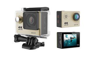 4K Ultra HD Action Camera Wifi 1080P 60fps 4.0MP COMD Sensor 2.0 inch Waterproof Sports Video Camera Car Helmet... N12