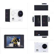 4K Ultra HD DV 16MP 1080p 60fps Sports Action Camera (White) - Wi-Fi + 170&deg; Wide Angle Lens + Waterproof Case... N4