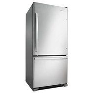 Amana ABB1924BRB 18.5 Cu. Ft. Black Bottom Freezer Refrigerator - Energy Star N3
